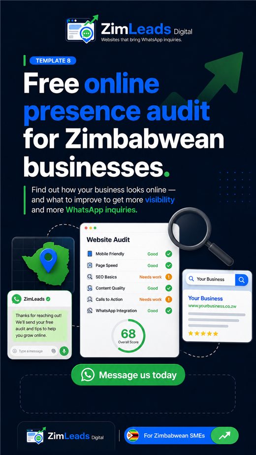 Free online presence audit for Zimbabwean businesses